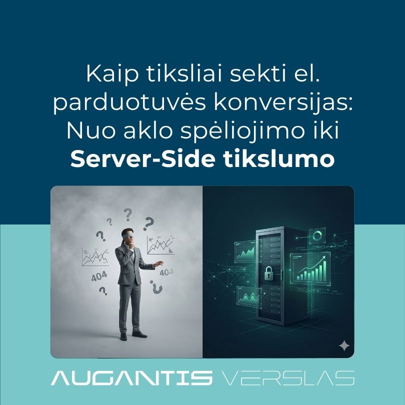 Kaip tiksliai sekti el. parduotuvės konversijas: Nuo aklo spėliojimo iki Server-Side tikslumo