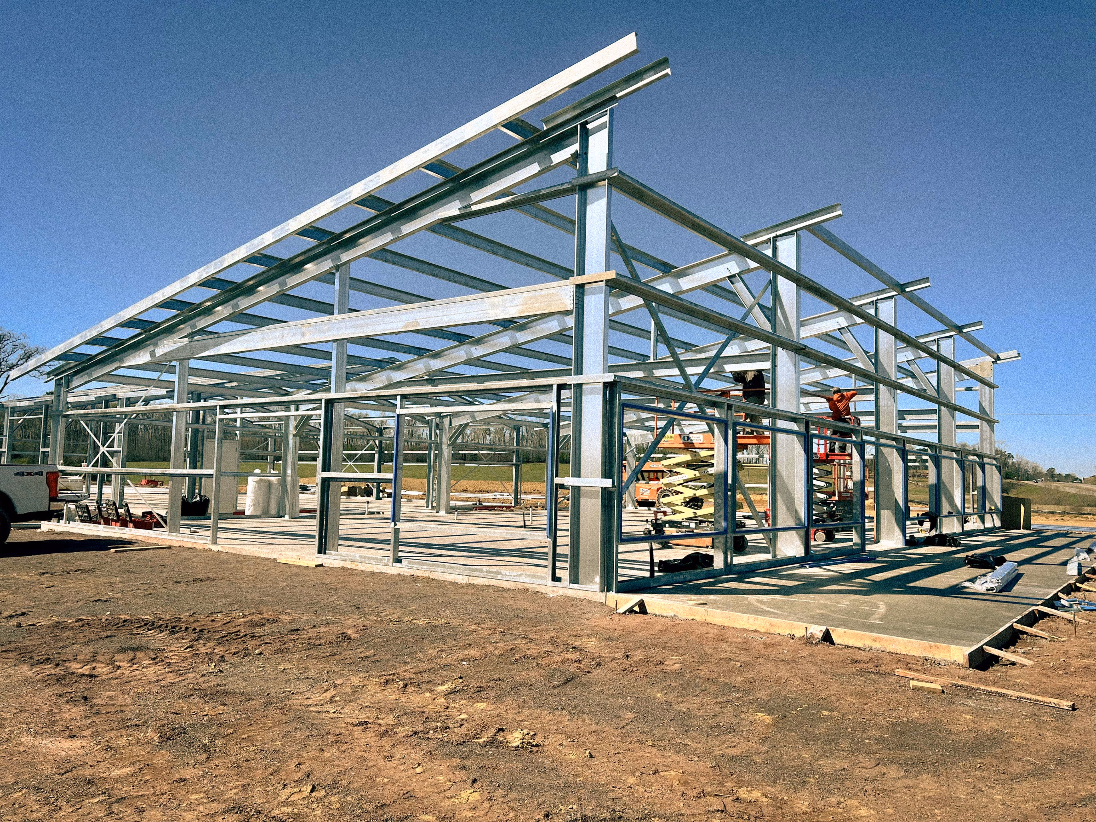 Steel Structure going up