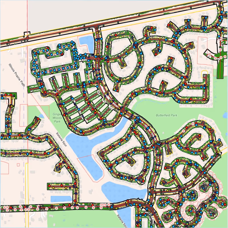 AEC transportation map