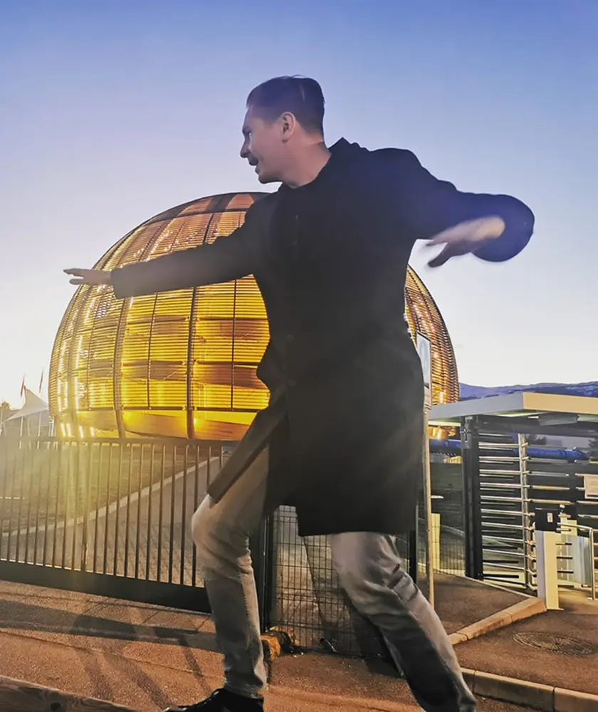Filming my own IT project near the CERN HQ in Switzerland