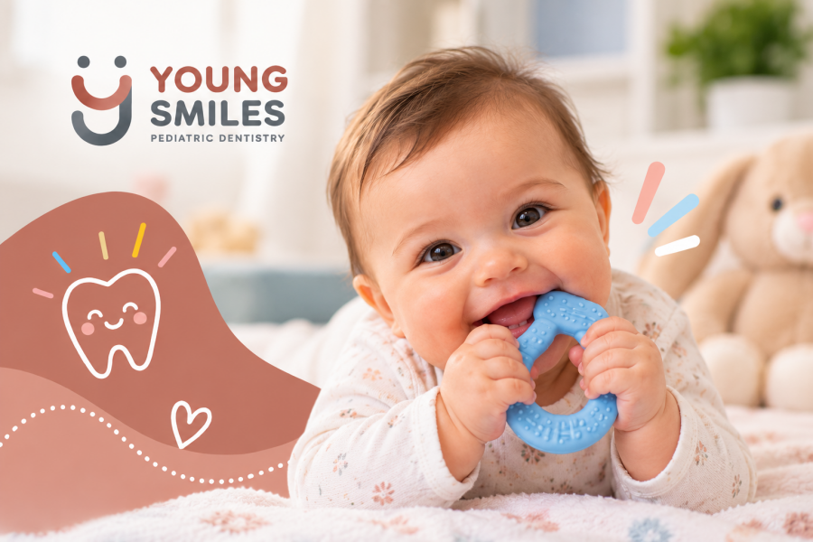 Teething in Babies: What Parents Can Expect and When to Call the Dentist