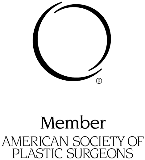 Logo of the American Society of Plastic Surgeons with the word Member below the design.