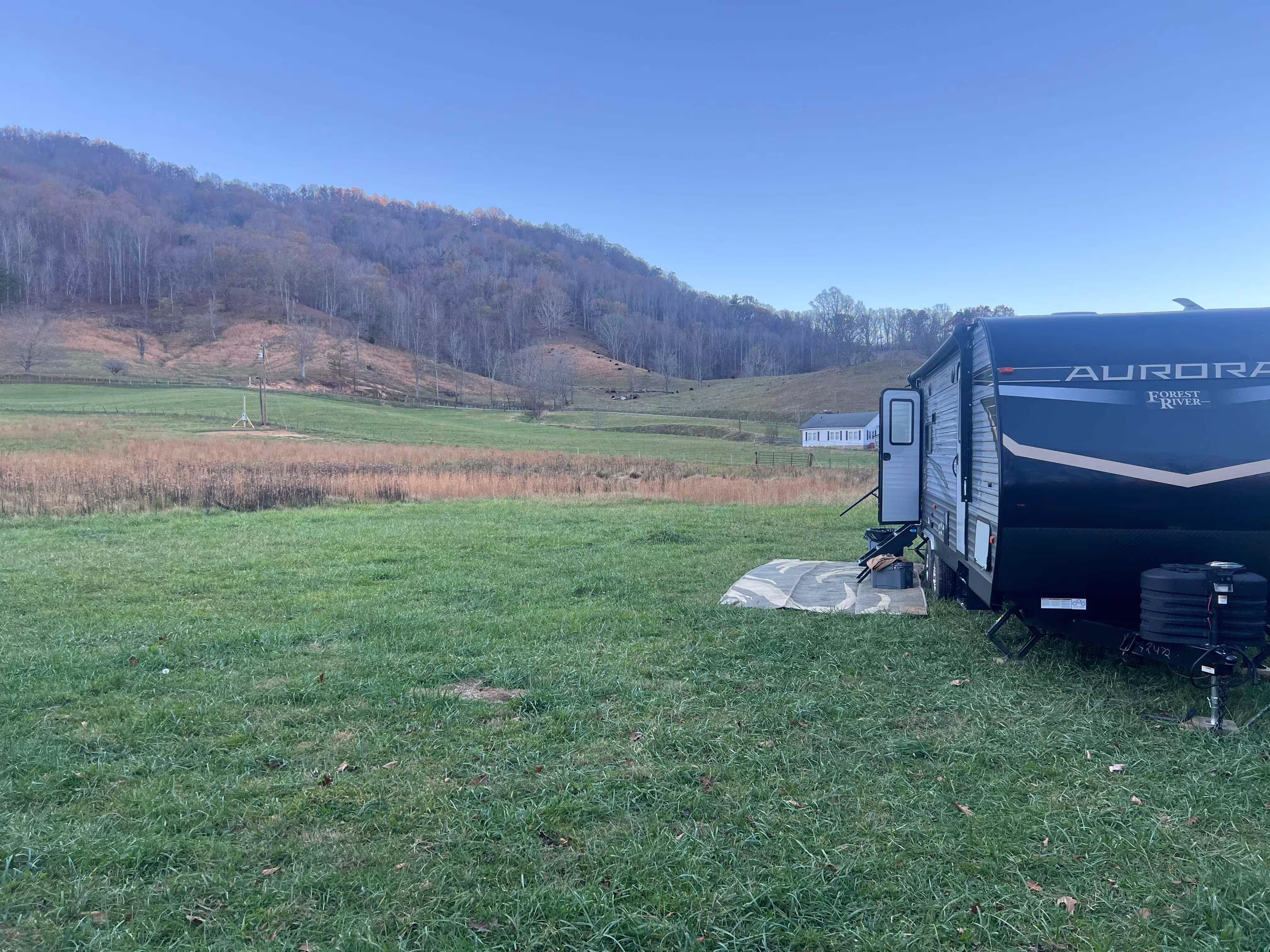 Travel Trailer Rental in a campground in South Carolina