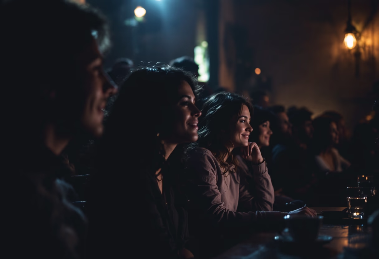 image of audience enjoying entertainment