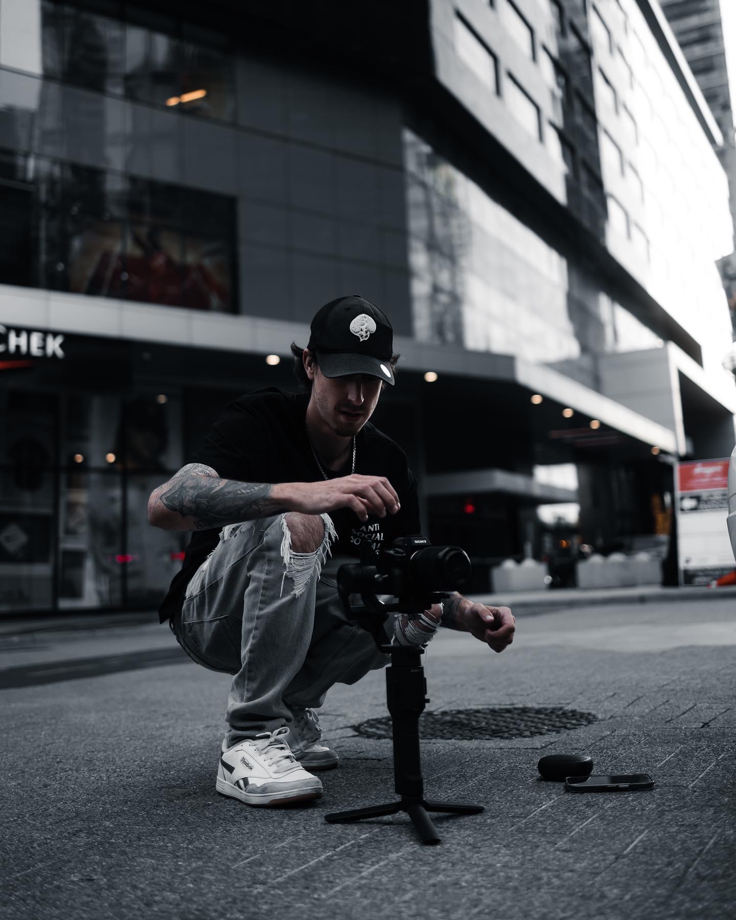 image of behind-the-scenes filming