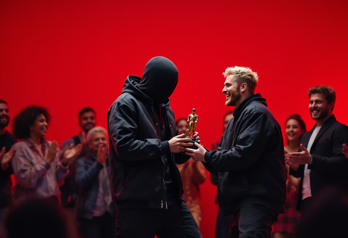 image of award ceremony (for an amusement park)