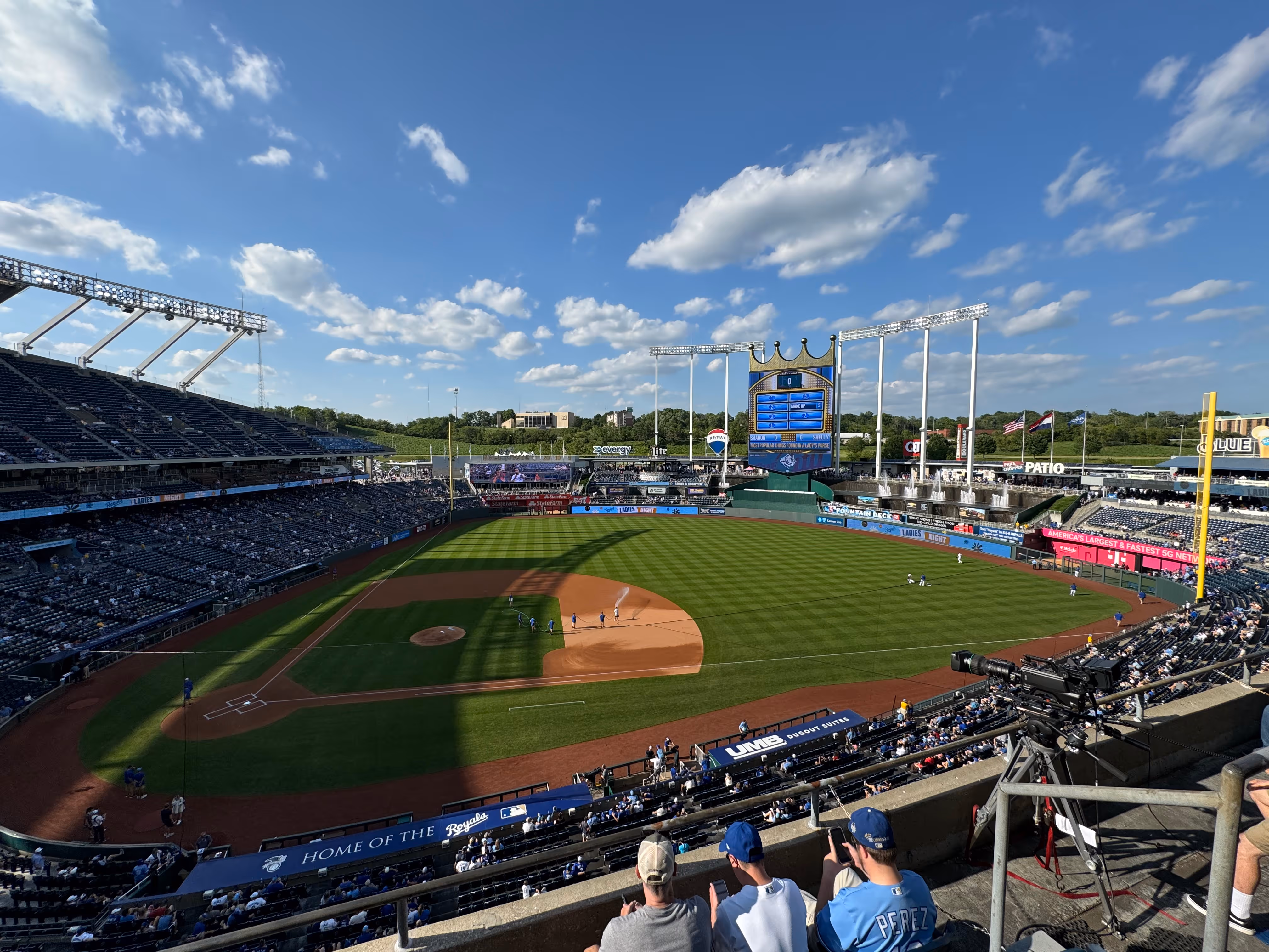Watching a Royals game at Kauffman Stadium Kansas City - TrueSpan Group  Insurance