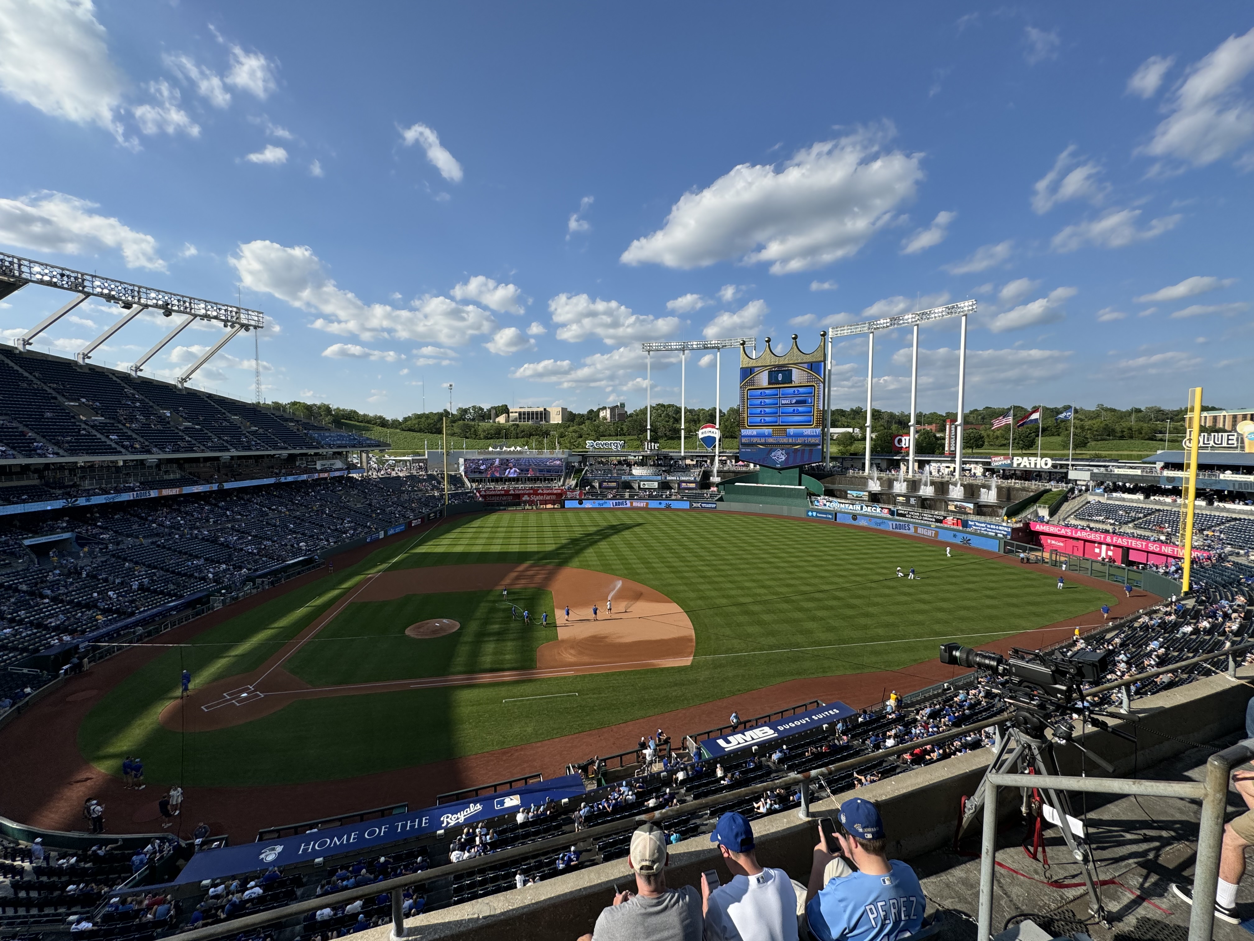 Watching a Royals game at Kauffman Stadium Kansas City - TrueSpan Group Insurance