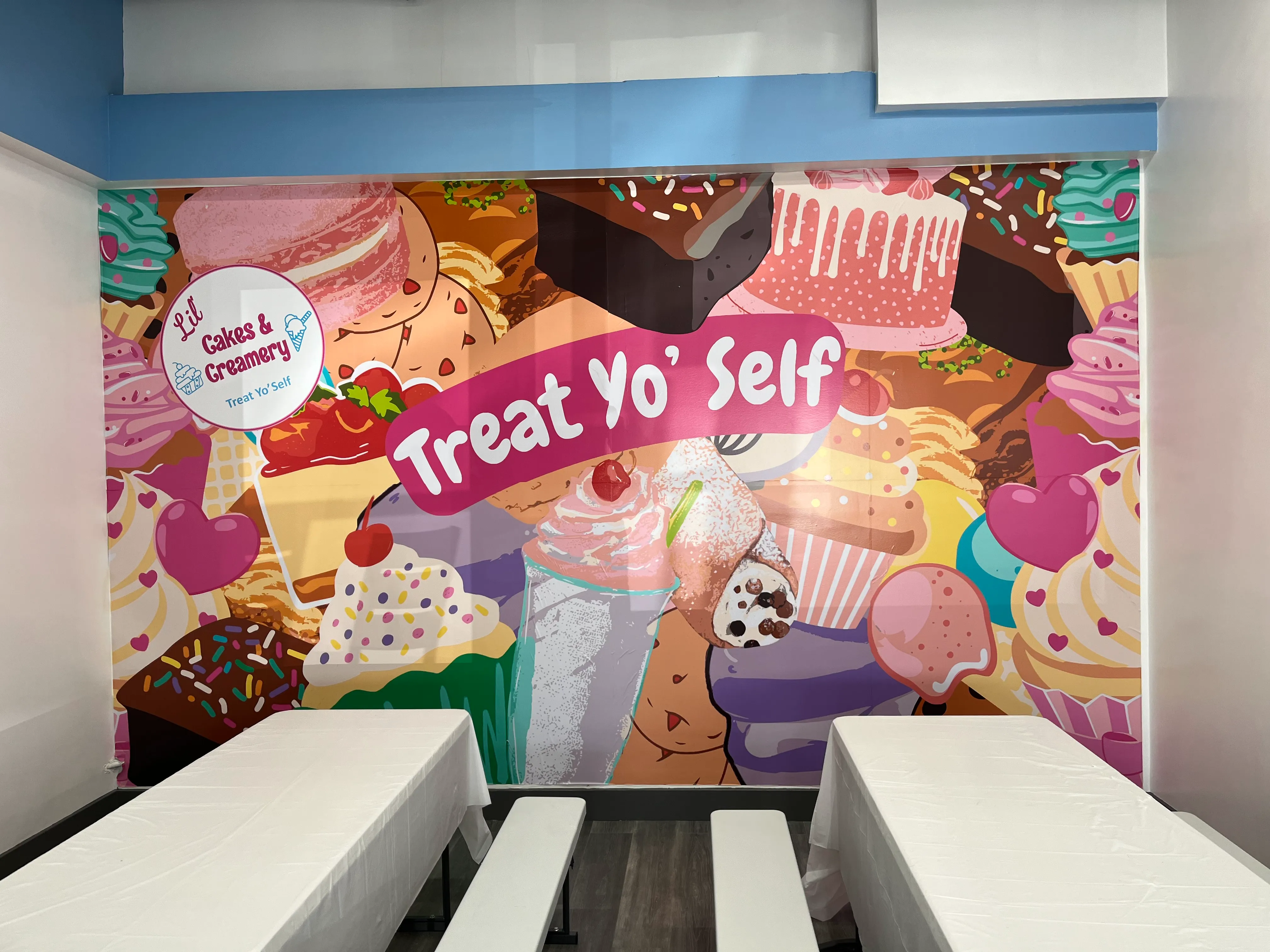 Wall graphic signs
