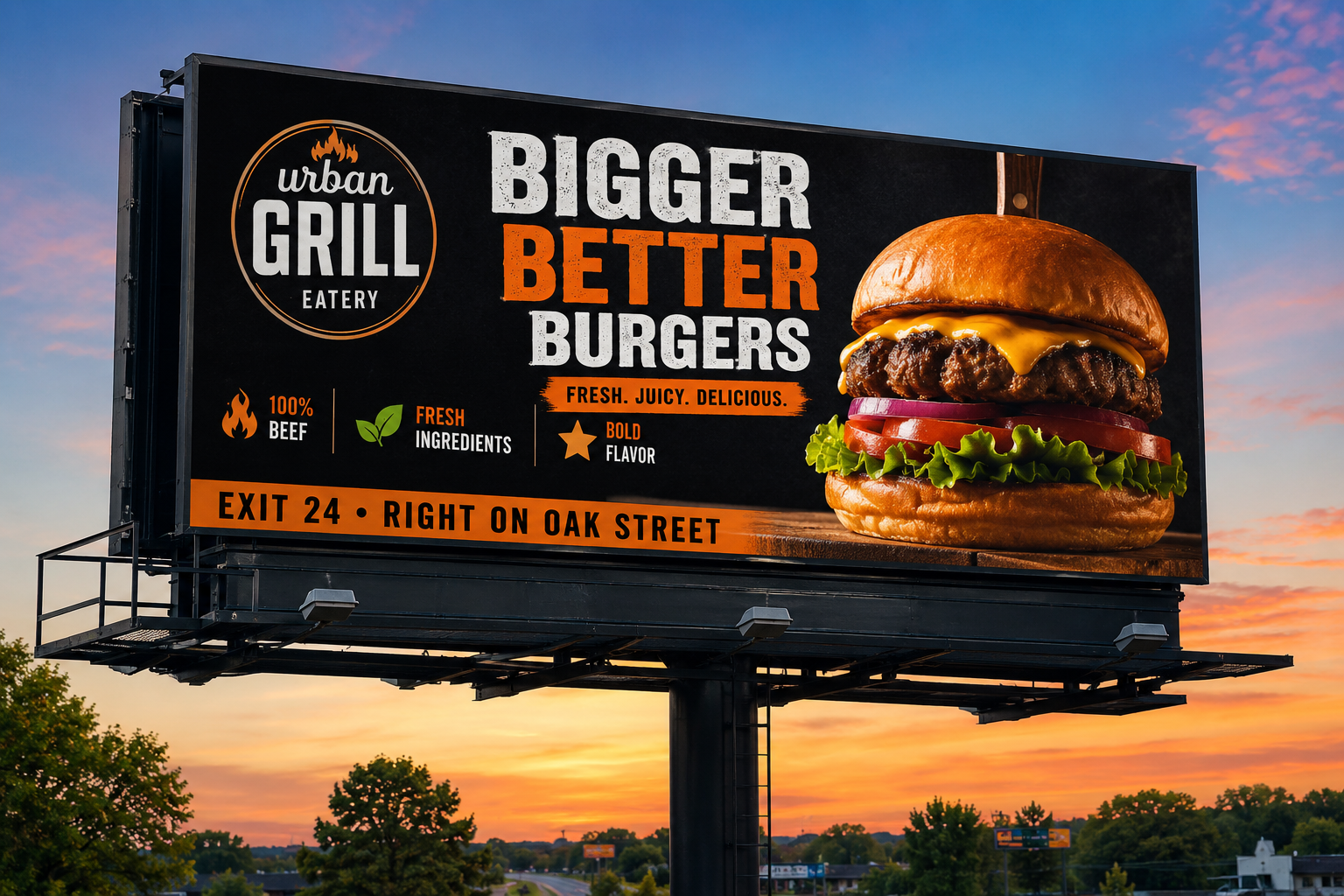 Custom billboard signs and printing
