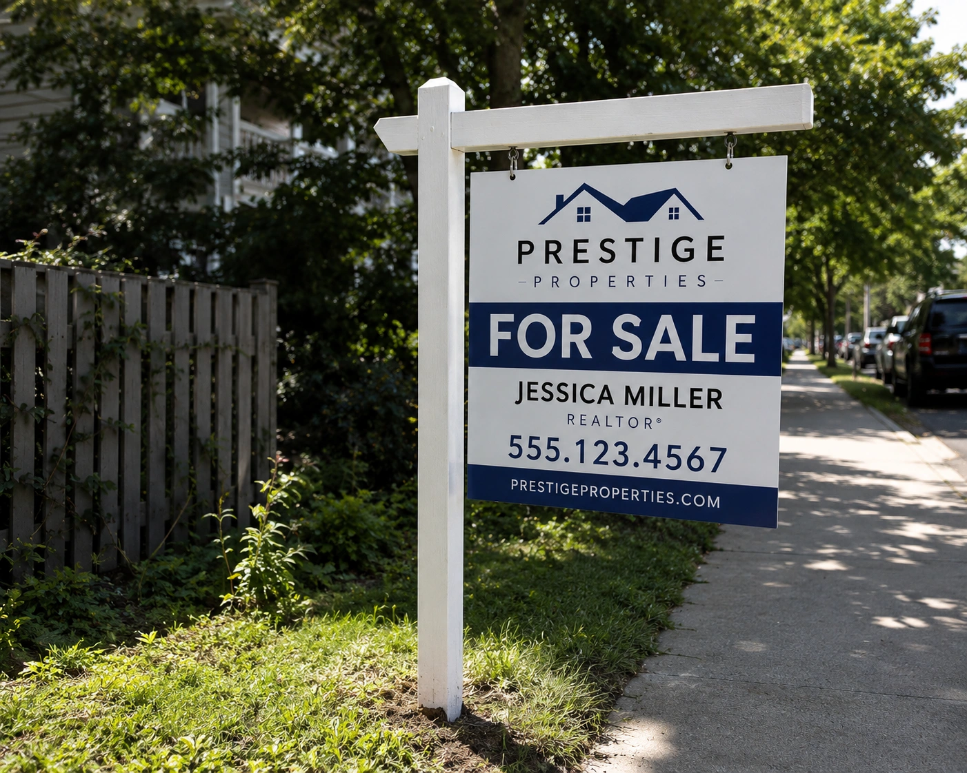 Real estate outdoor signs