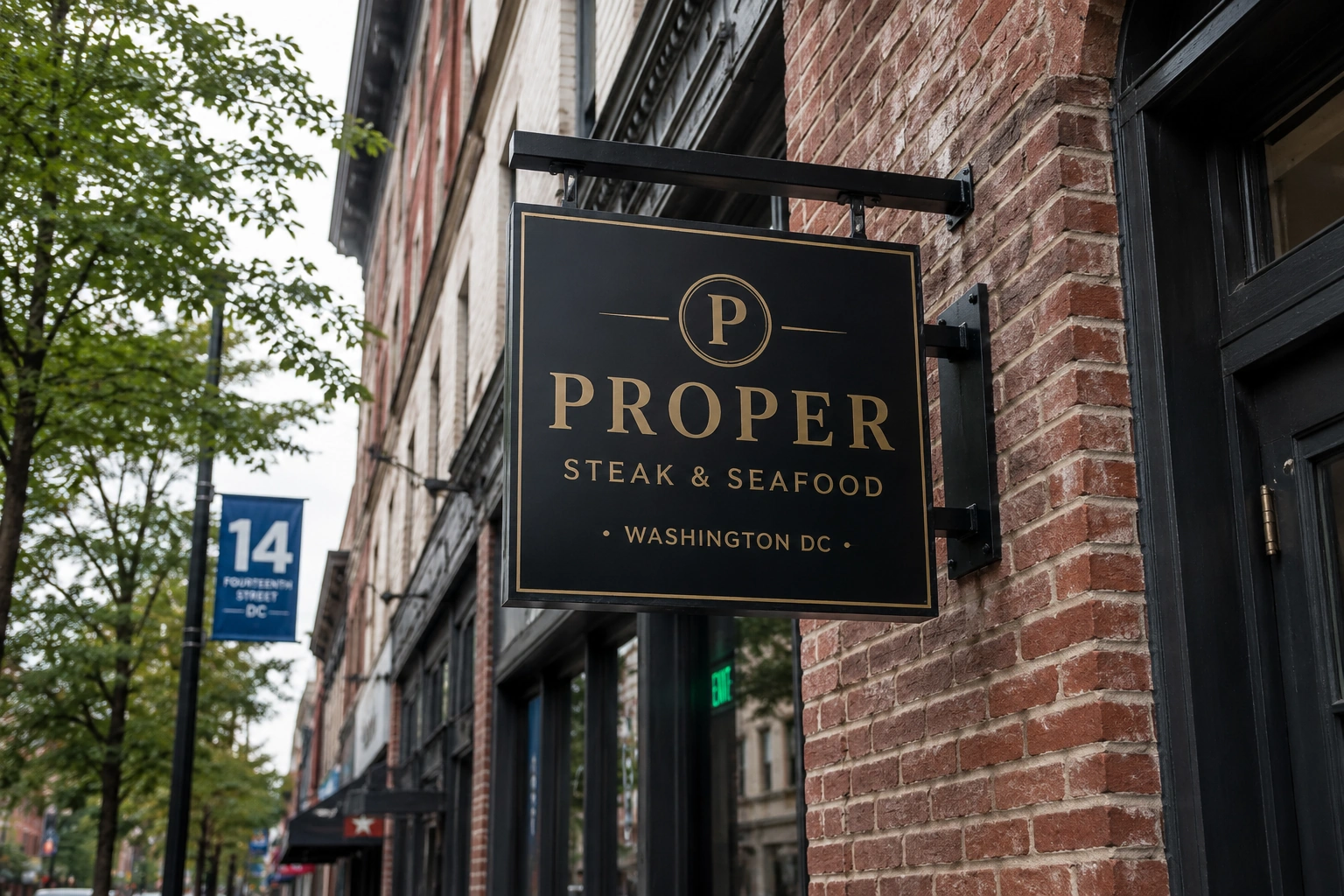 Outdoor signs in Washington DC