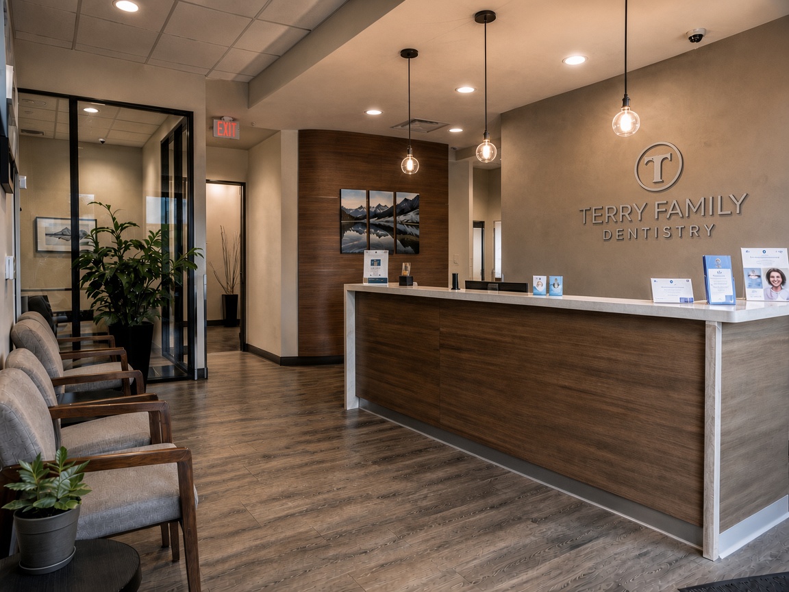 Healthcare signage installed in a professional medical facility