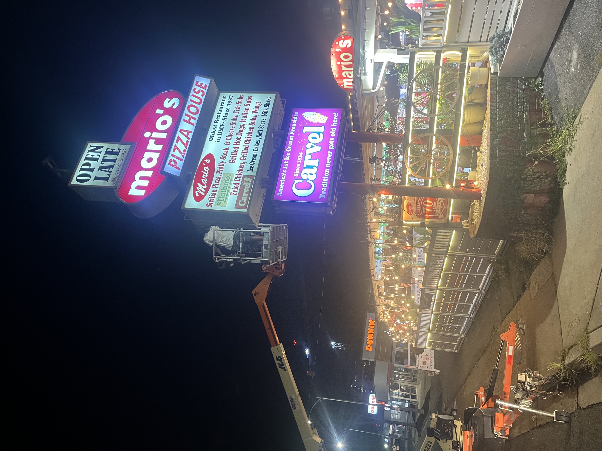 Lighting and electrical sign repair