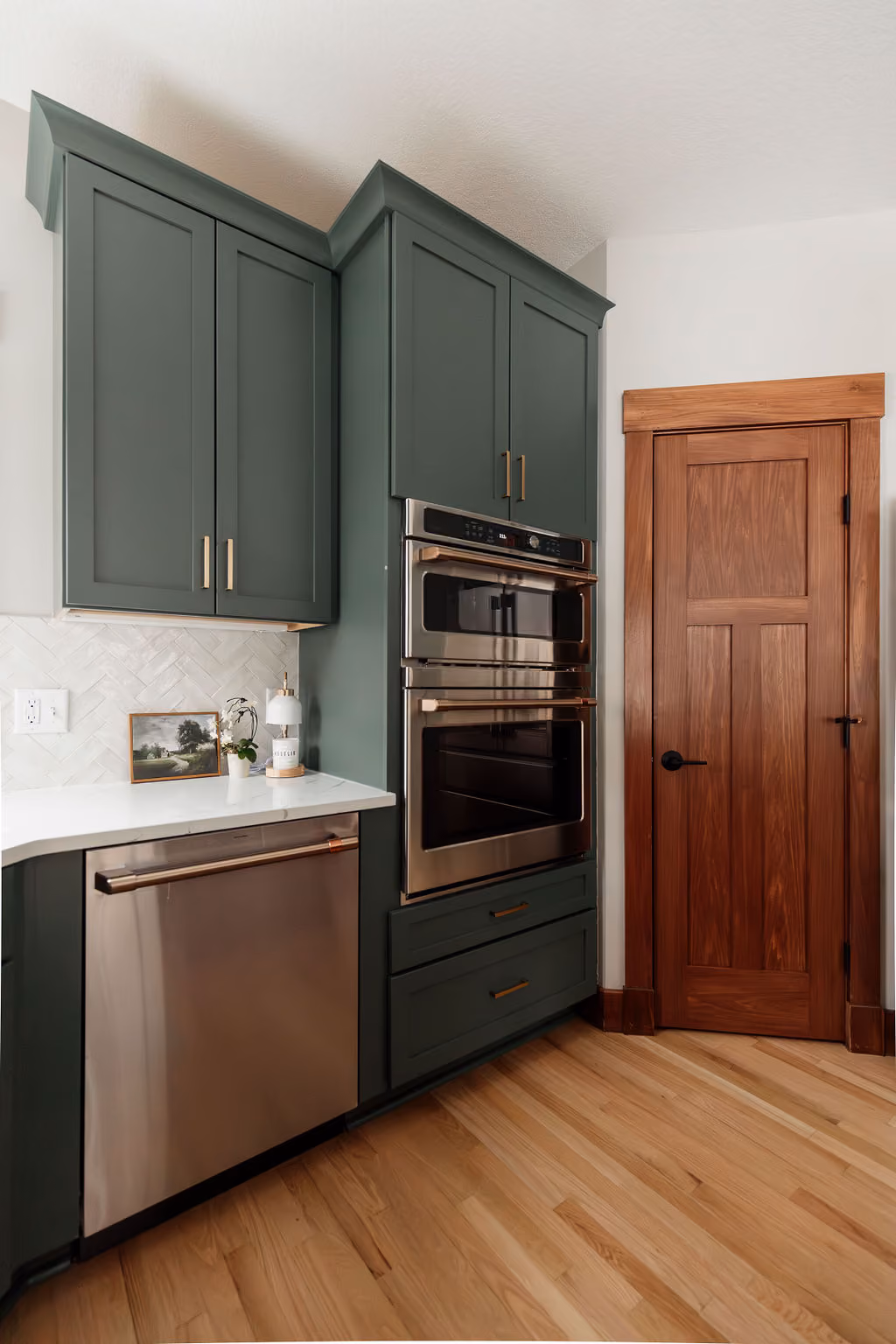 Custom mudroom with built-in storage