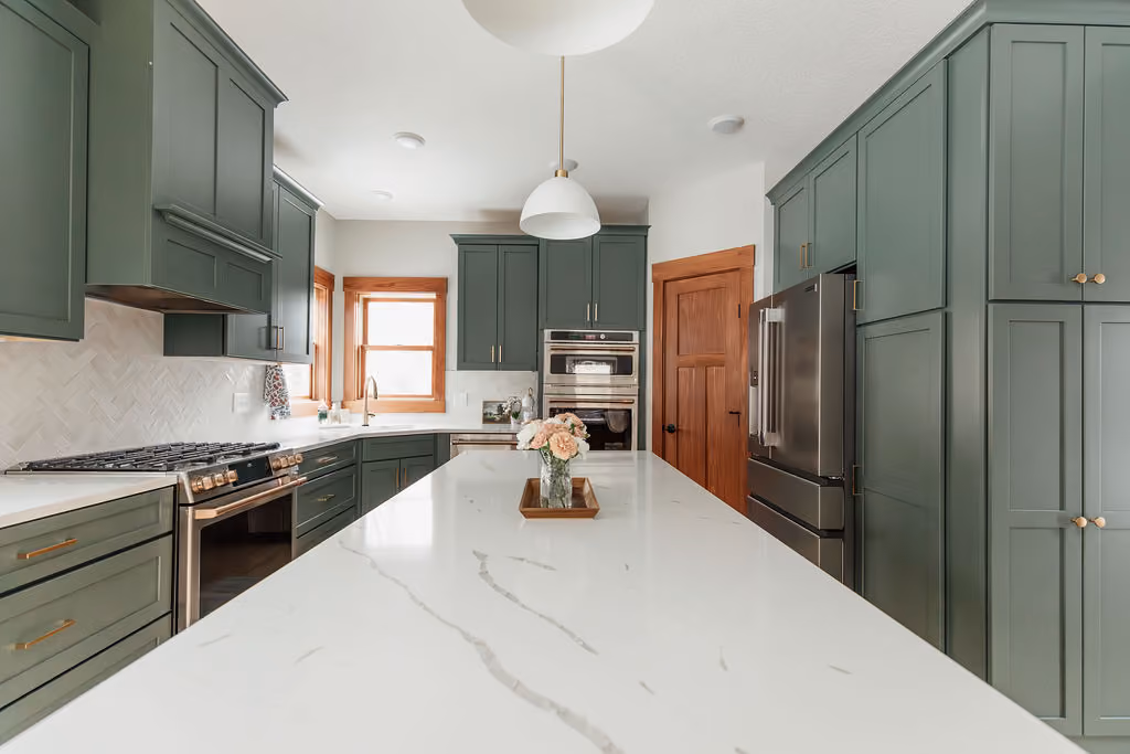 Luxury kitchen with custom cabinetry