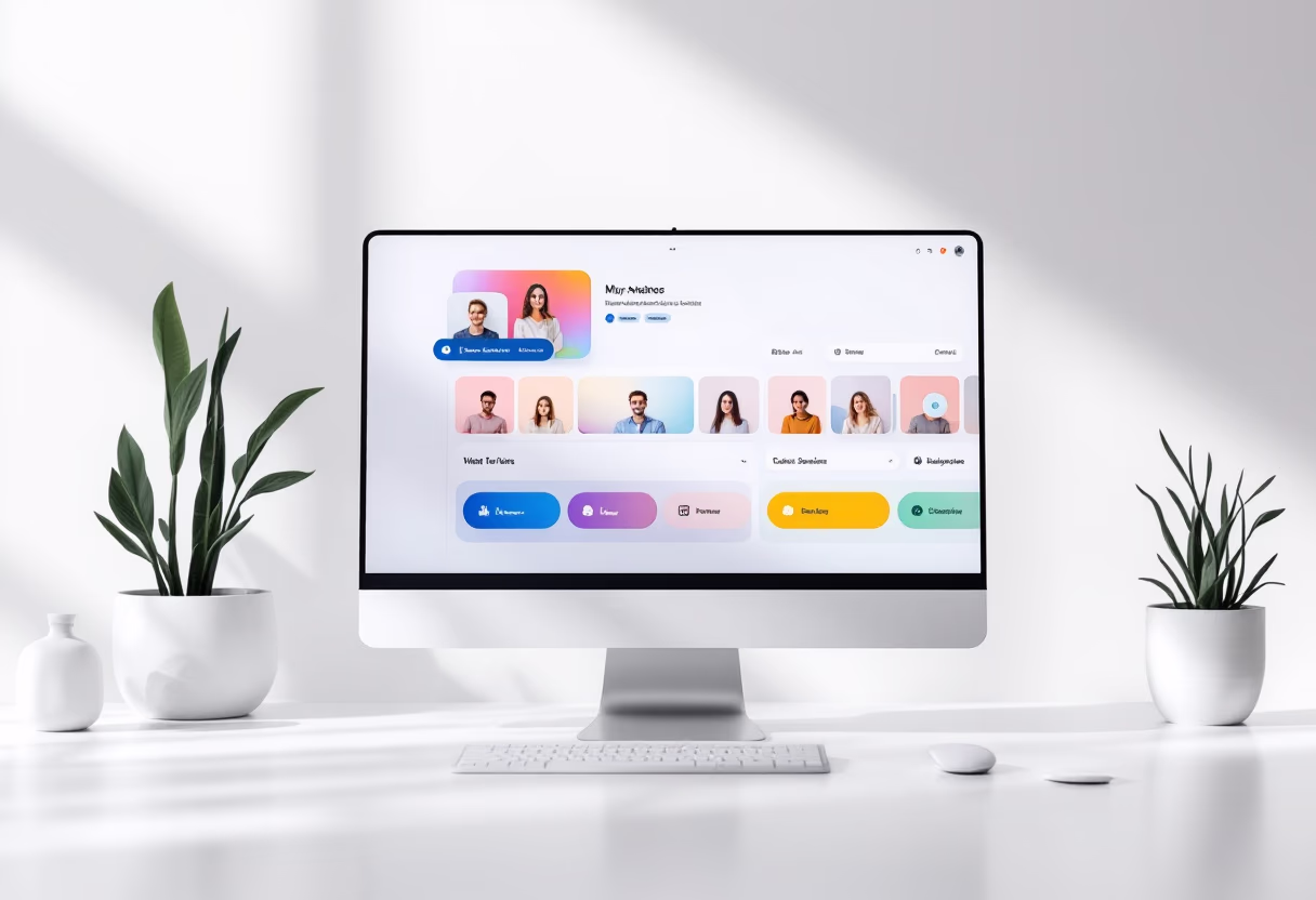 <subject>[interface] screenshot of collaboration interface (for a productivity tools business)</subject>
