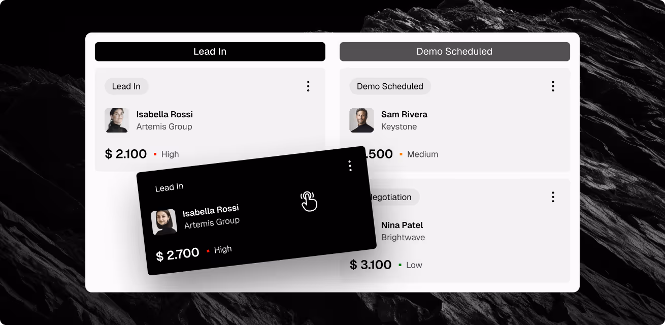 B2B SaaS software Webflow template feature1