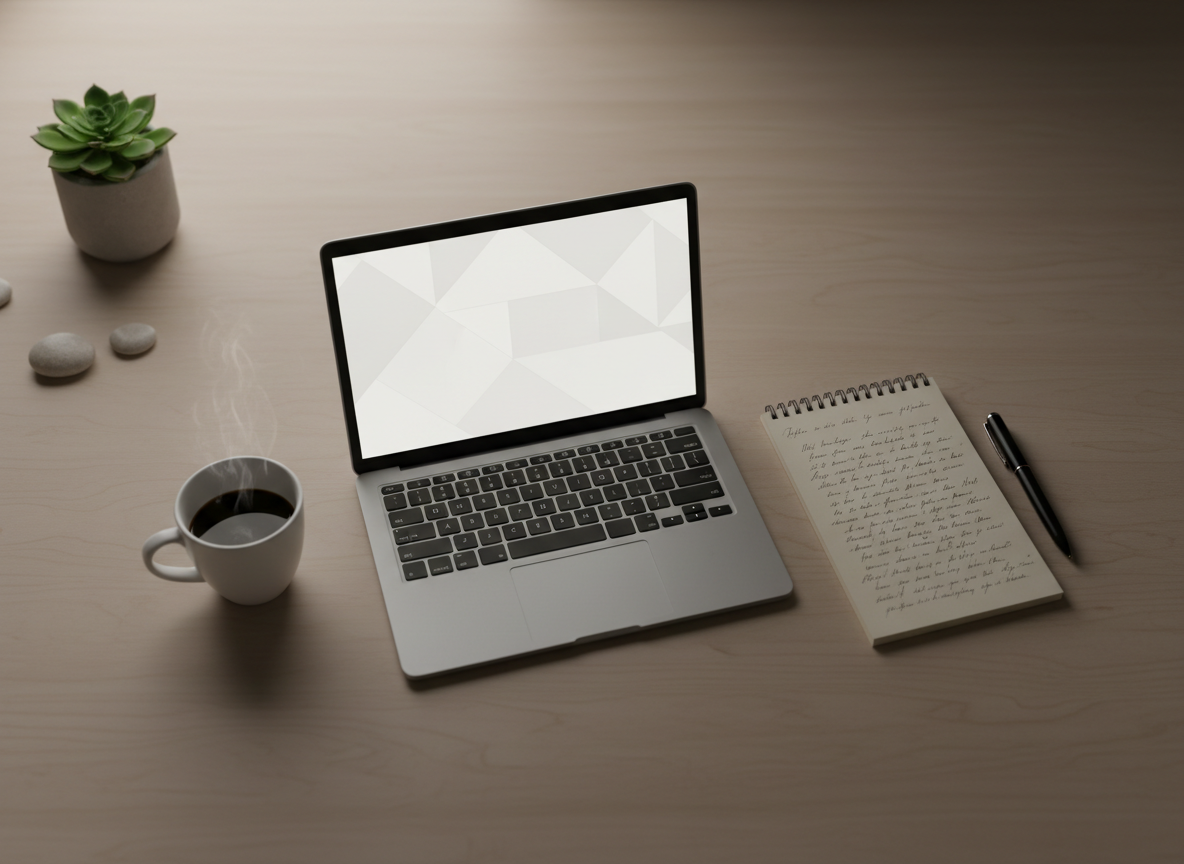 [background image] image of a desk with tech gadgets (for a ai developer tools)