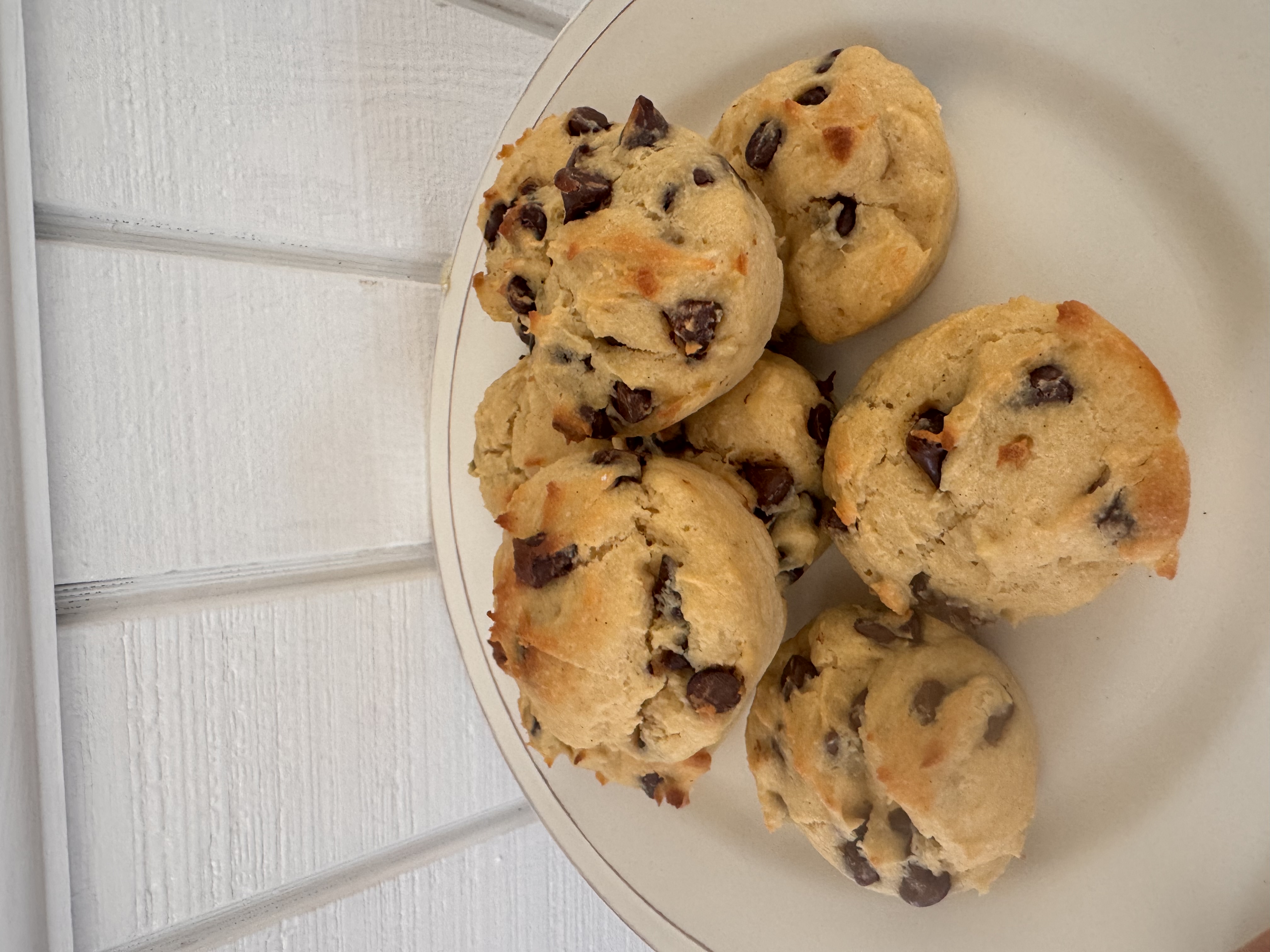 GF Chocolate Chip Muffins close up