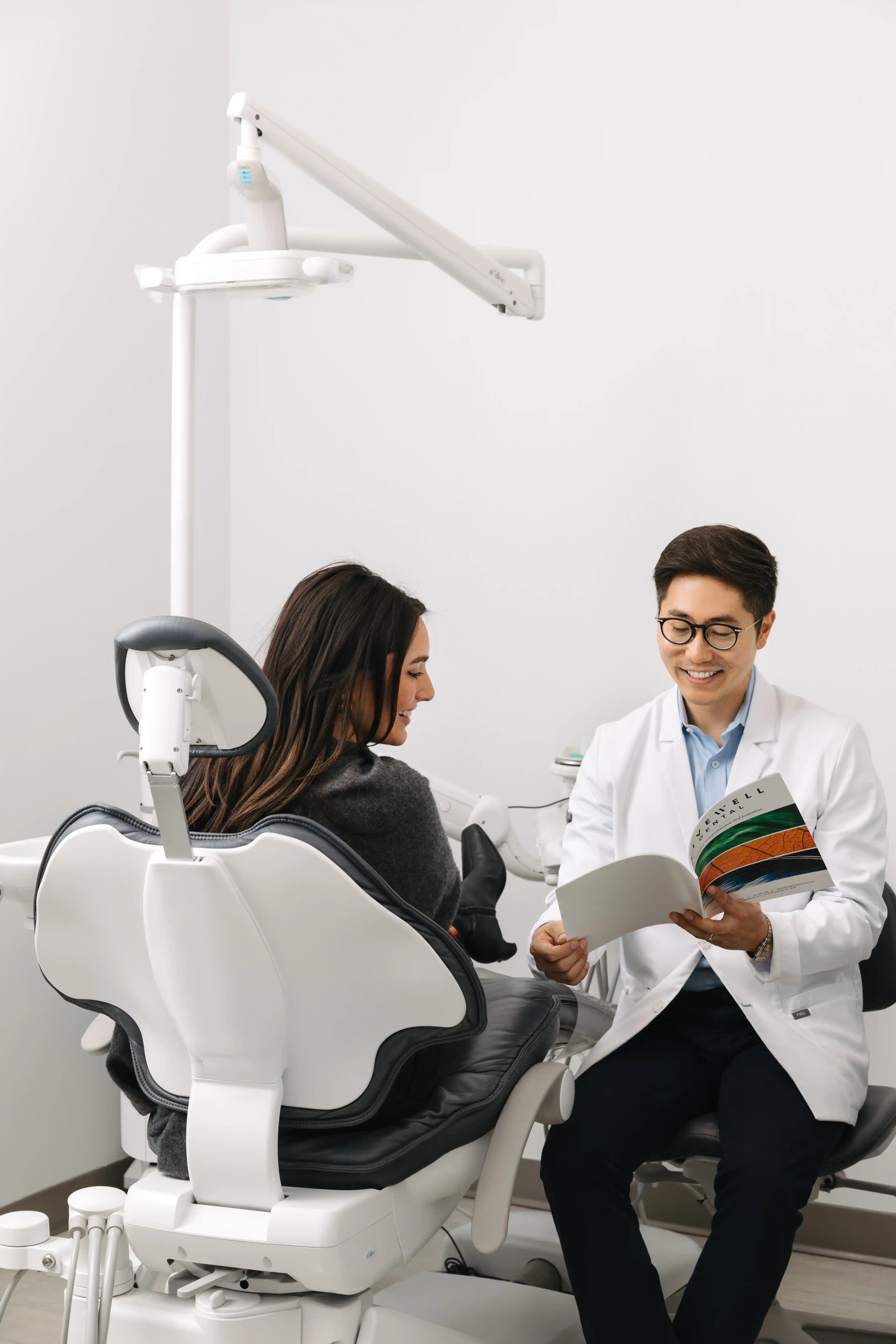 Consultation area at Livewell Dental, Fairfax Station, VA