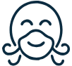 Nitrous oxide sedation icon at Livewell Dental
