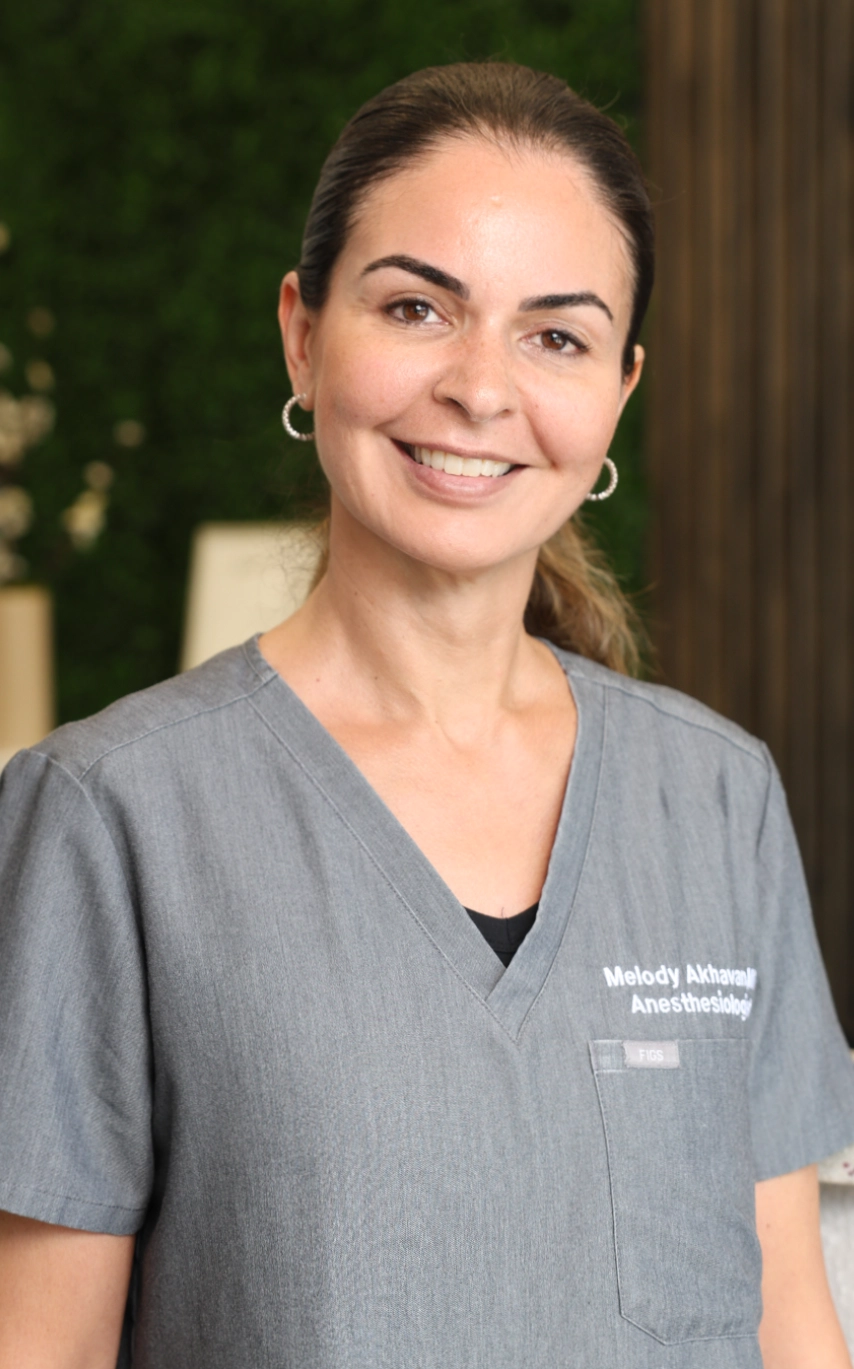 Dr. Melody Akhavan, board-certified anesthesiologist and sedation specialist at Livewell Dental