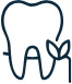 Healthy gum tissue evaluation icon