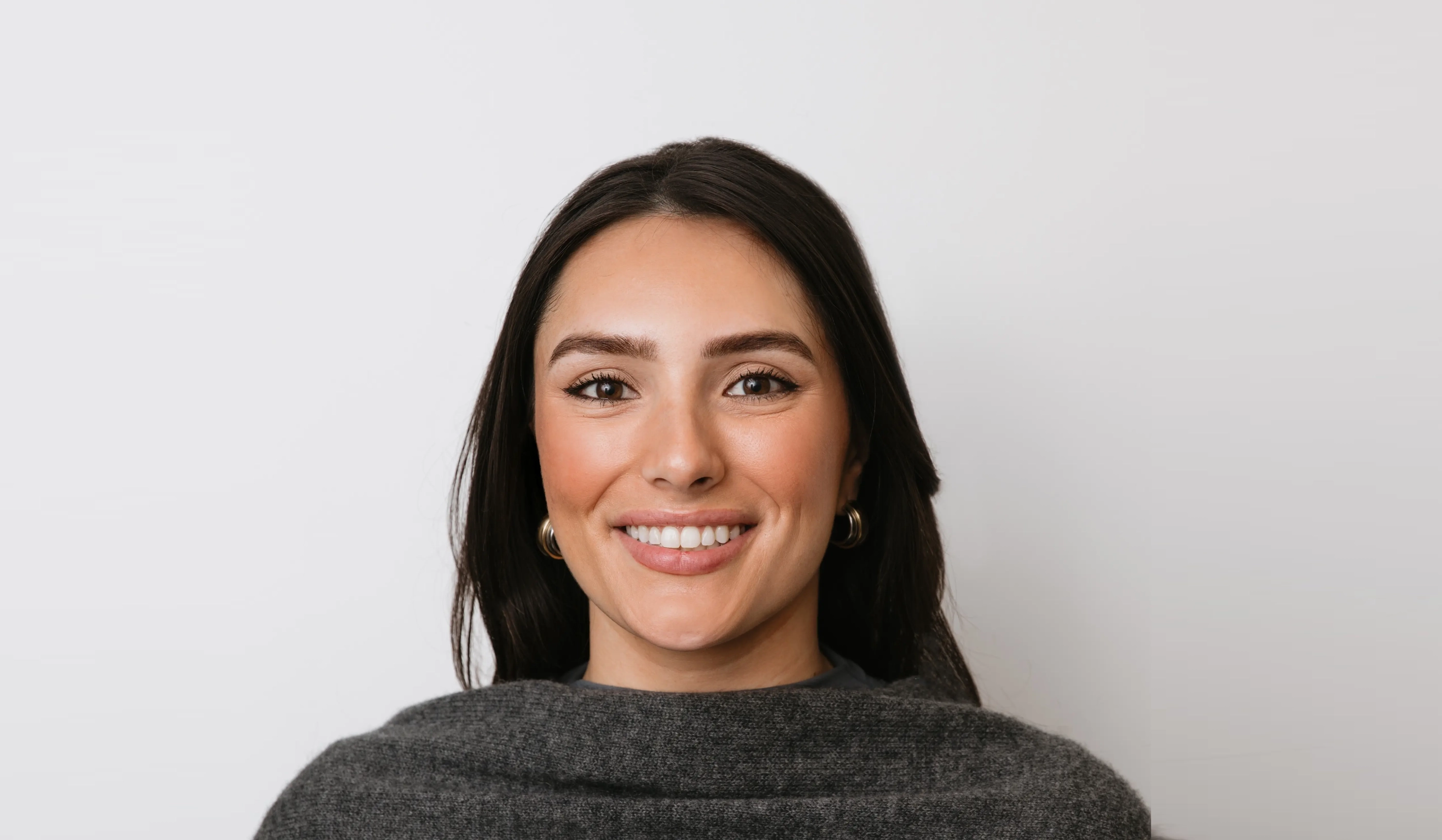 A patient after teeth whitening in Fairfax Station, VA