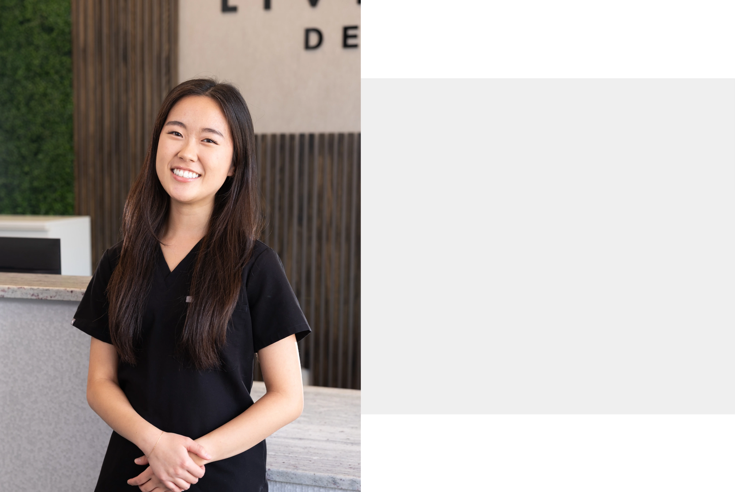 Portrait of Cayla at office