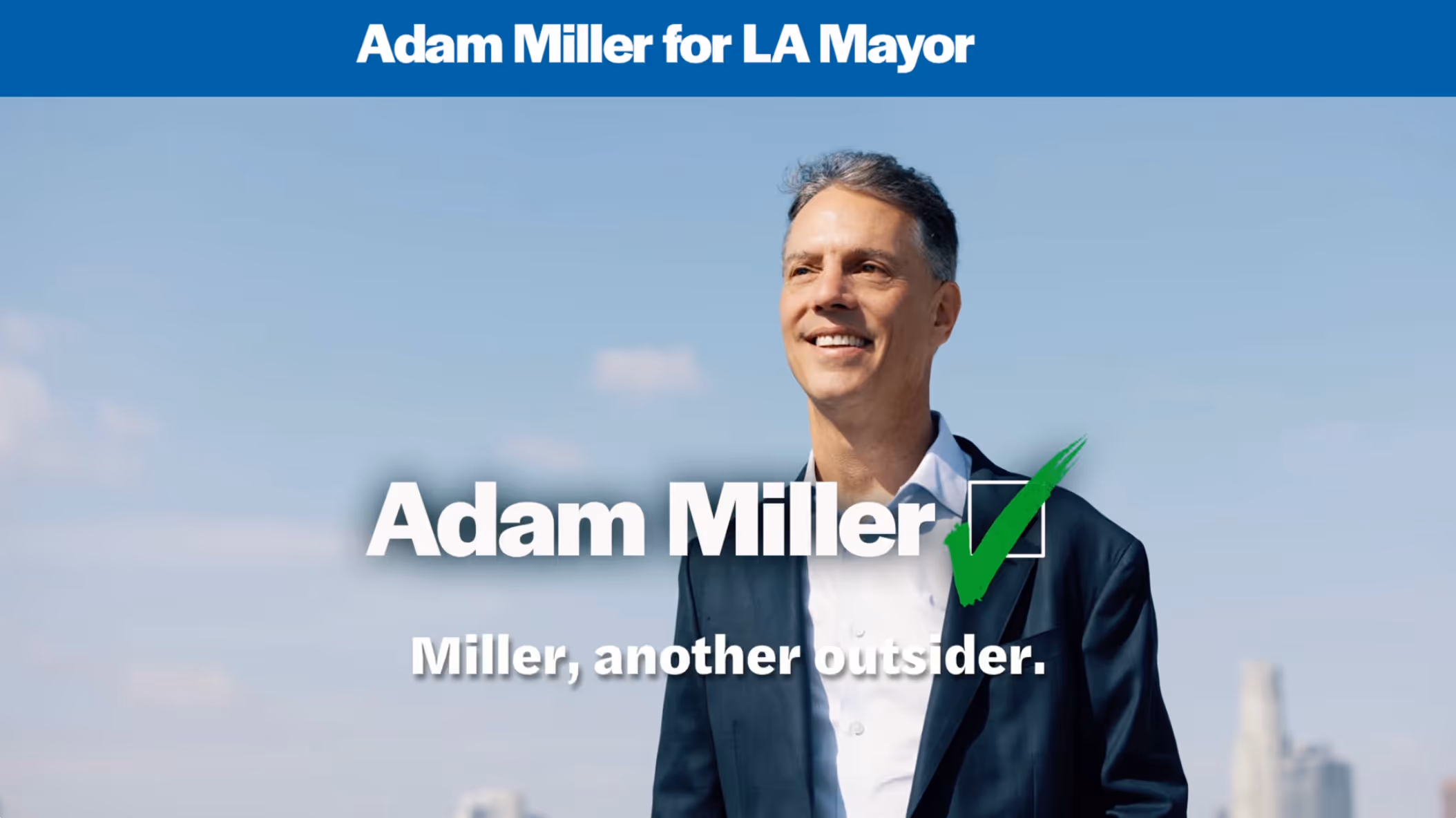Adam Miller se postula para alcalde de Los Ángeles, miniatura del video de presentación