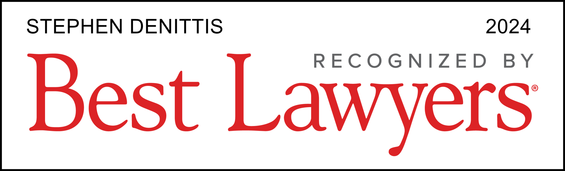 Stephen DeNittis recognized by Best Lawyers 2024