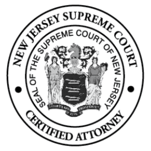 New Jersey Supreme Court Certified Attorney seal