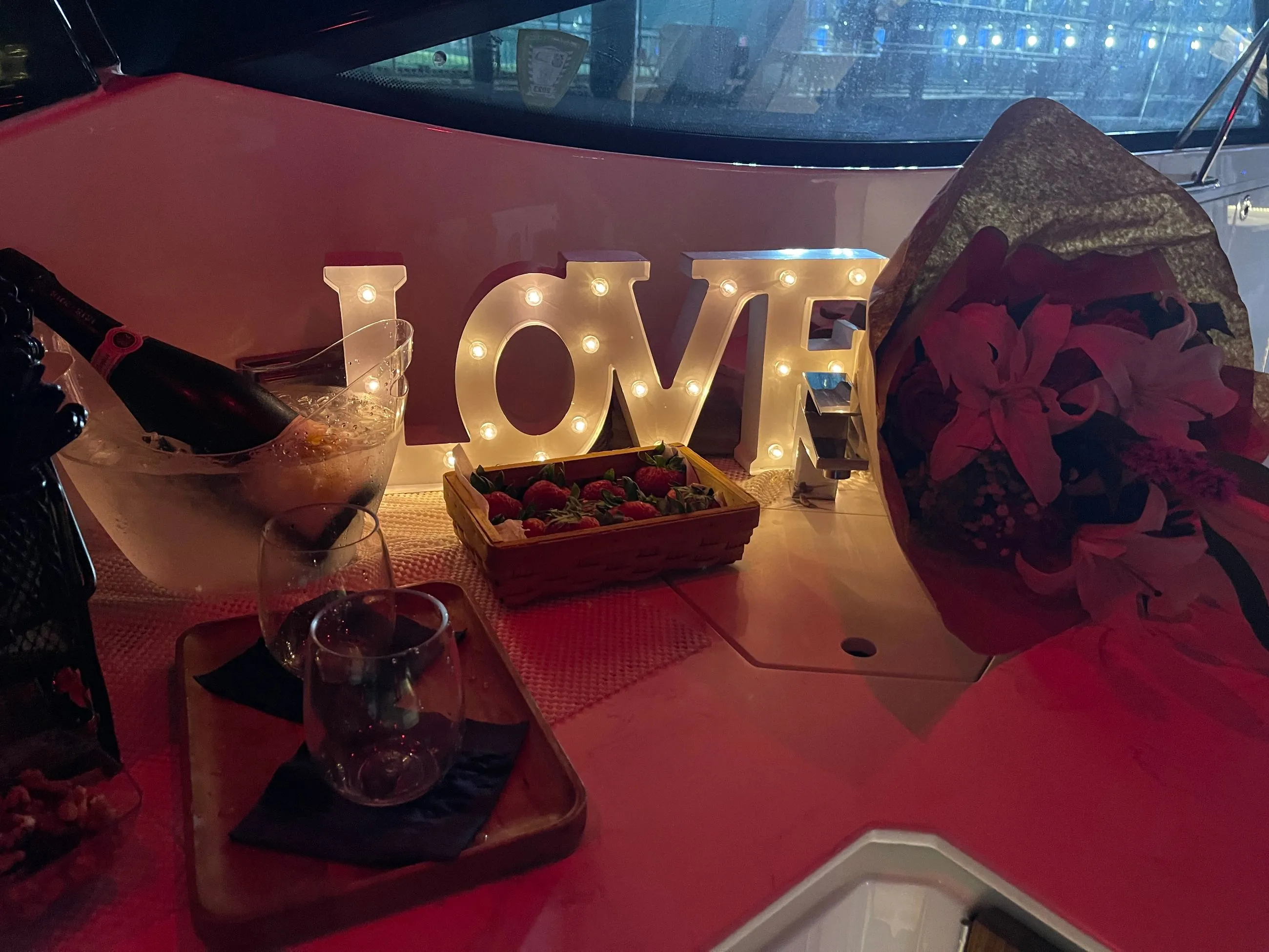 Proposals are made perfect on a private yacht from Big Apple Charters - let us help you make it a dream day