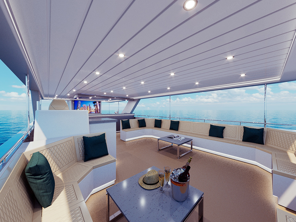 experience decadence on the Hudson River