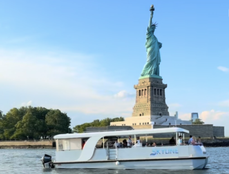 experience lady liberty from the water