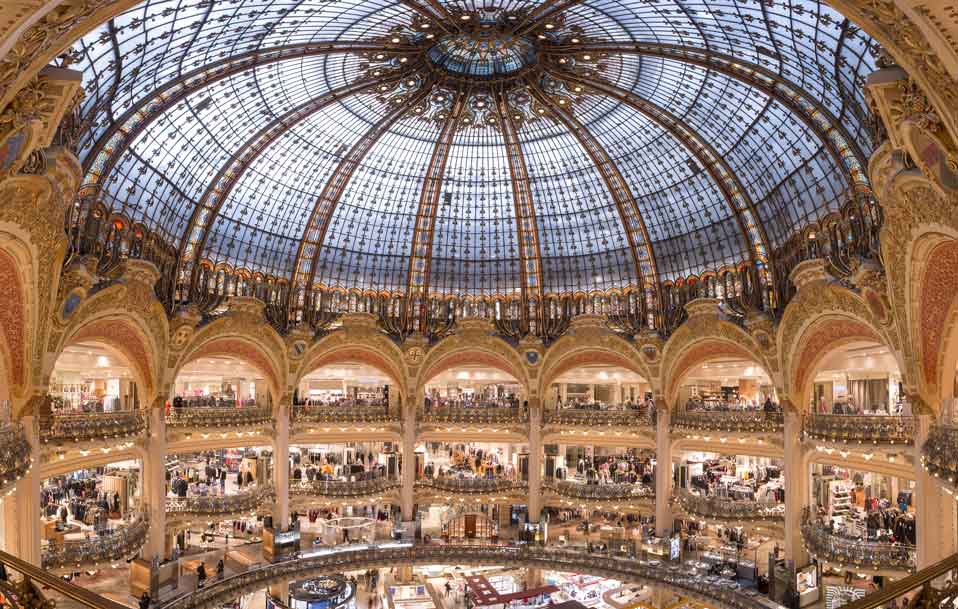 Galeries Lafayette Paris — the iconic glass dome department store arriving in India at Chanakya Mall, New Delhi