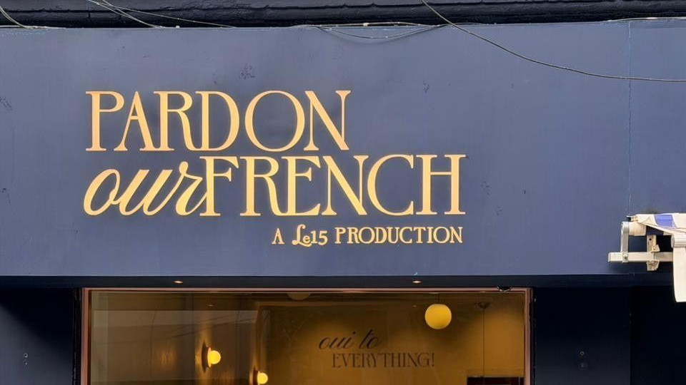 Pardon Our French café exterior, Ballard Estate Mumbai — Pooja Dhingra's French patisserie