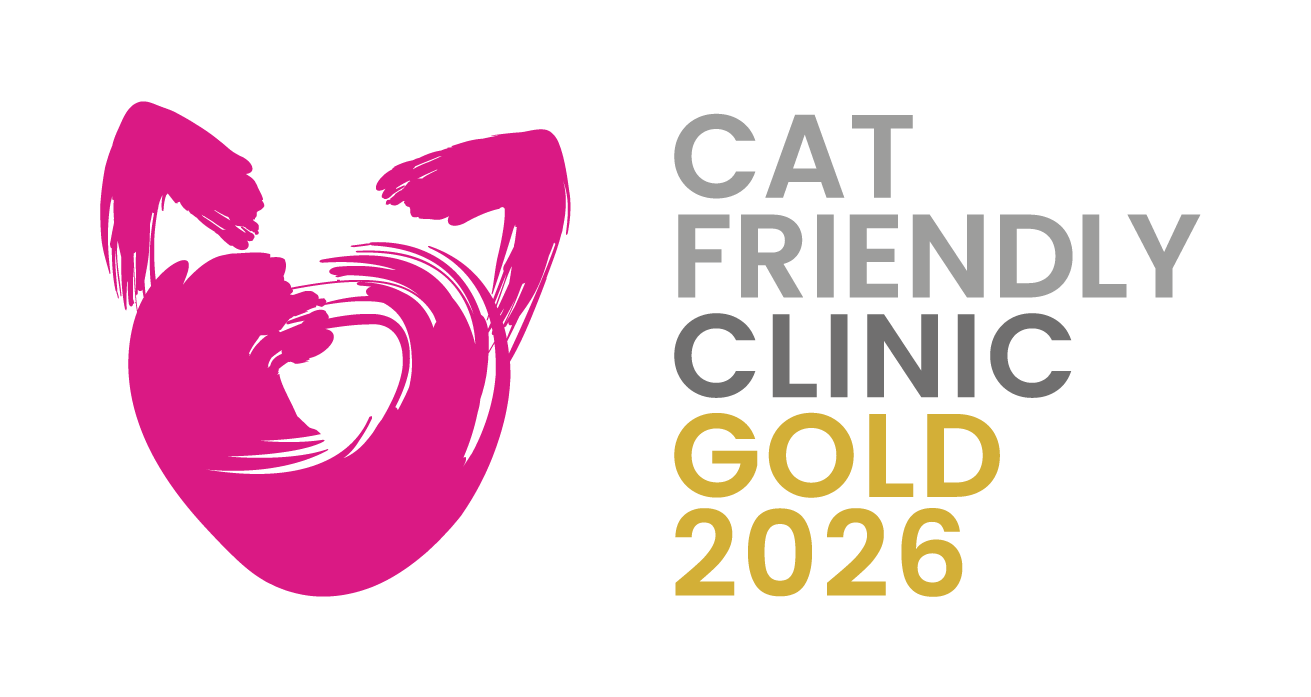 Cat Friendly Clinic 골드 인증 로고