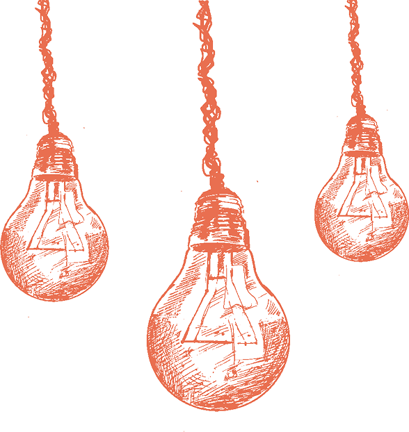 Ilustración bombillas