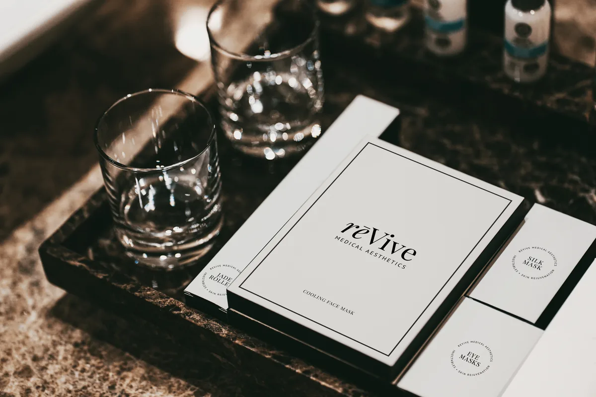 ReVive Medical Aesthetics brand work by Jadele