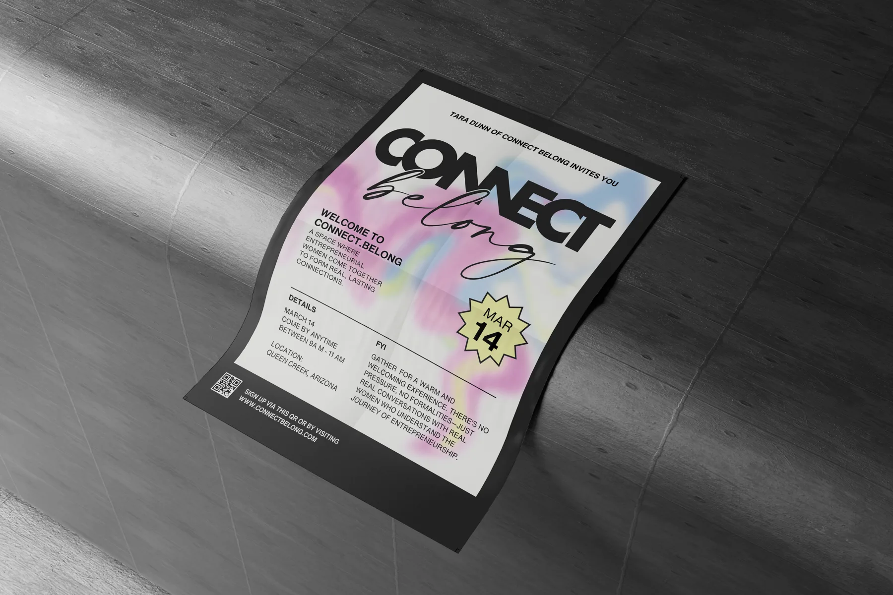 Connect Belong brand work by Jadele