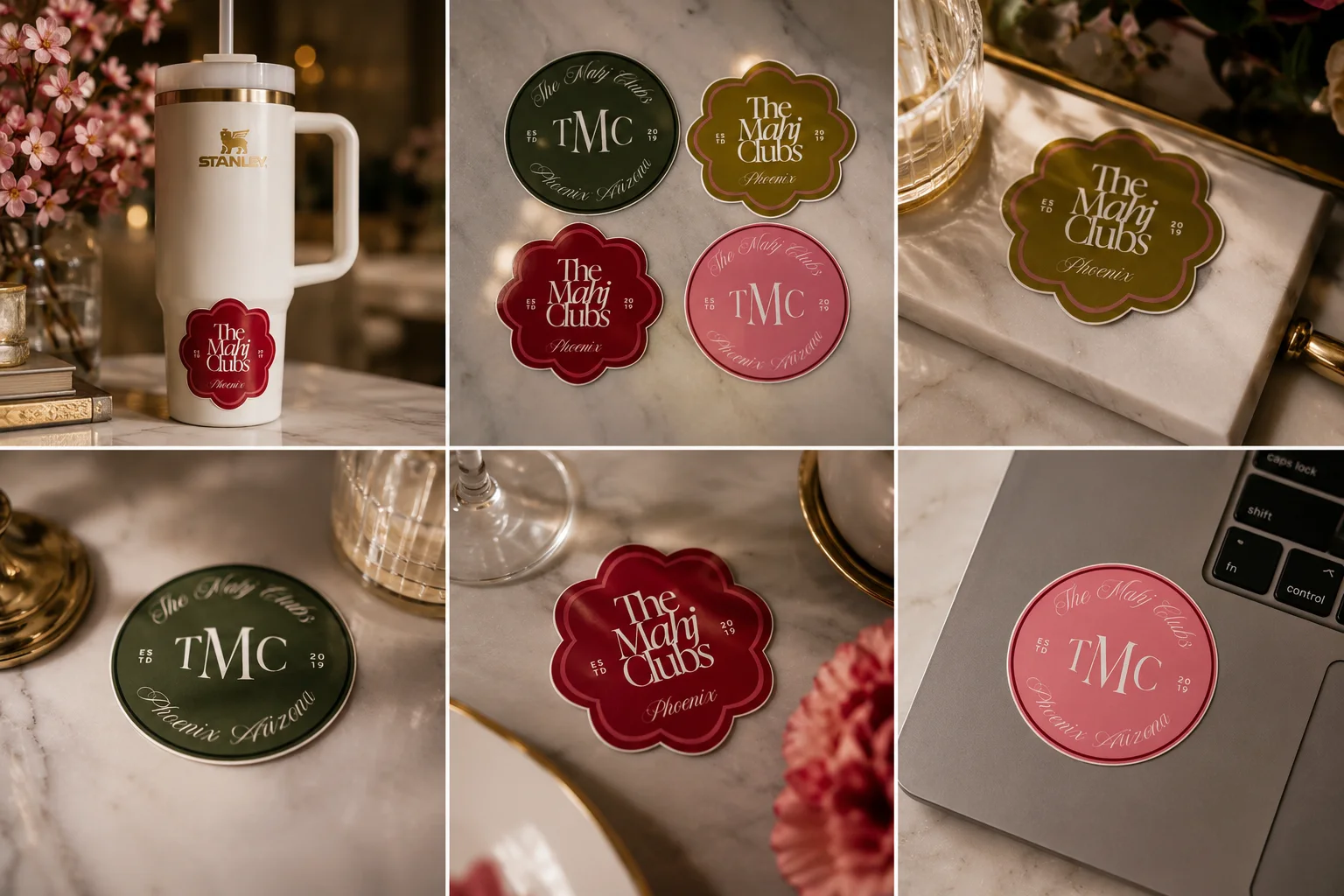 The Mahj Clubs stickers