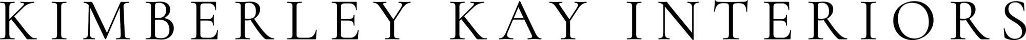 Kimberley Kay Interiors wordmark