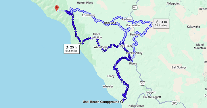 Chemise Mountain Trail