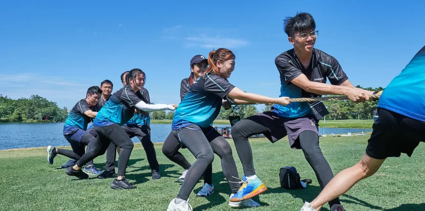 Team Building Malaysia, Tug of War, Team Building Game, Vision Building