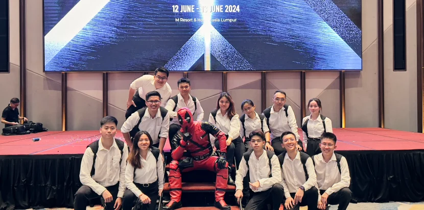 Vision Building team group photo – experts in professional team building services in Malaysia