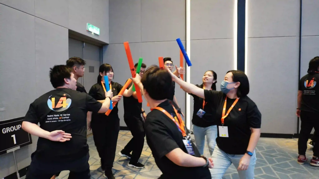 indoor team building game