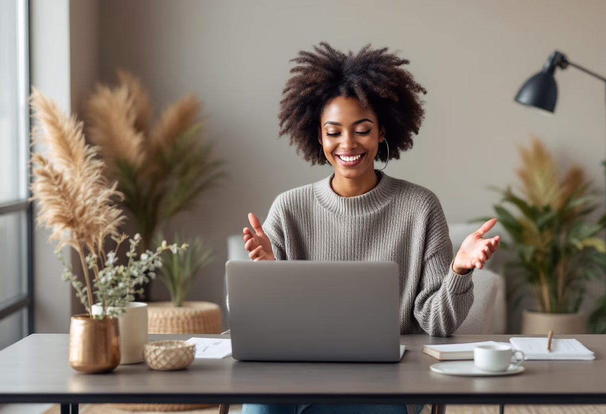 image of an individual providing support assistance for a productivity tools business