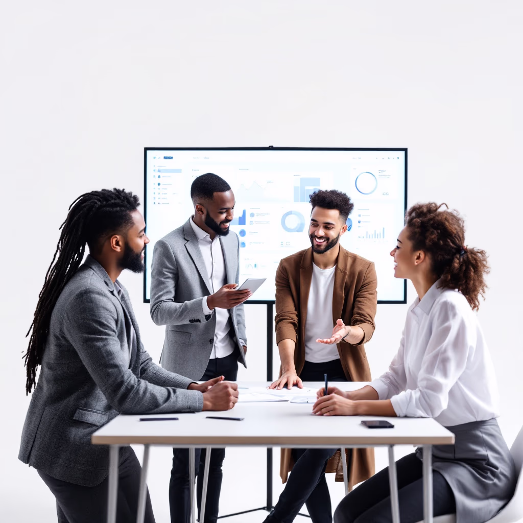 [team] image of teamwork in the studio (for a graphic design studio)